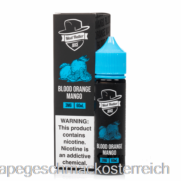 Blutorange Mango - Mad Hatter - 60ml 0mg Vape-Geschmack